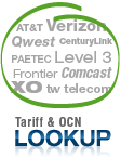Tariff Carrier Lookup